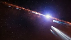 A raridade dos cometas noutros sistemas estelares deixou os astrónomos perplexos